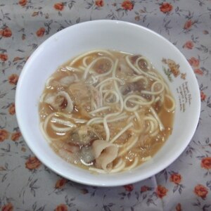 めんつゆでささっと♪肉うどん